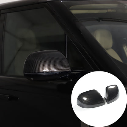 For Range Rover Vogue Sport 2022-23 Carbon Fiber ABS Rear View Mirror Cover Trim 9