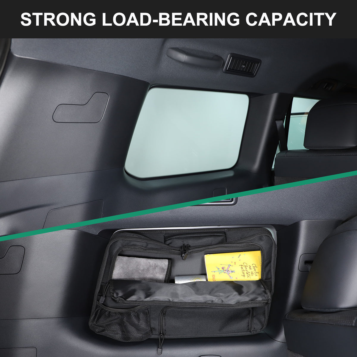 Car Trunk L & R Side Window Storage Bag For Toyota Land cruiser LC250 2024 18