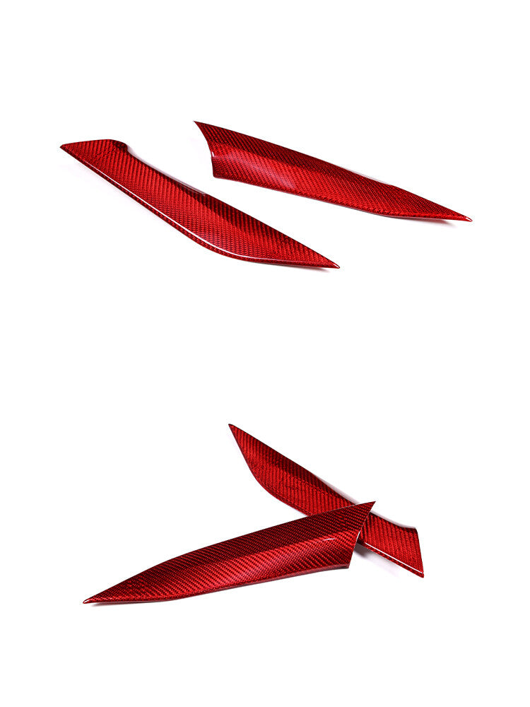 Red Real Carbon Fiber Center Gear Shift Side Trim For BMW 3 Series M340i 2025+ 4