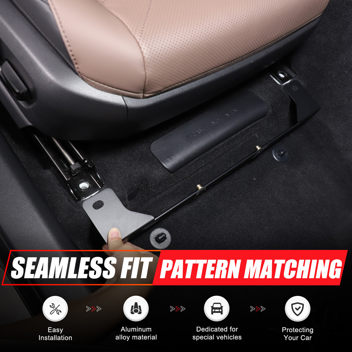 Passanger Under Seat Flashlight Holder Bracket Mount For Lexus ES300h ES350 18+ 3