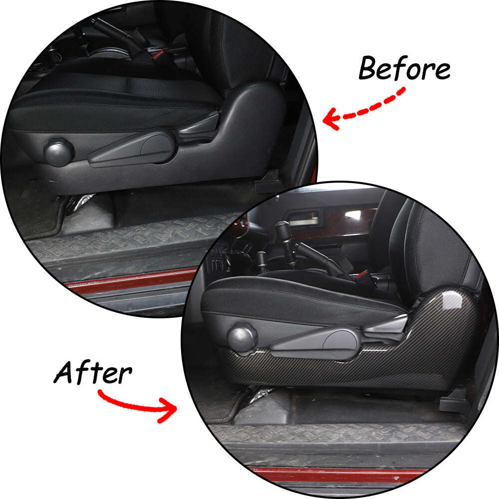 Carbon Fiber Style Seat Handle Panel Cover Trim For Toyota FJ Cruiser 07-21 US 9