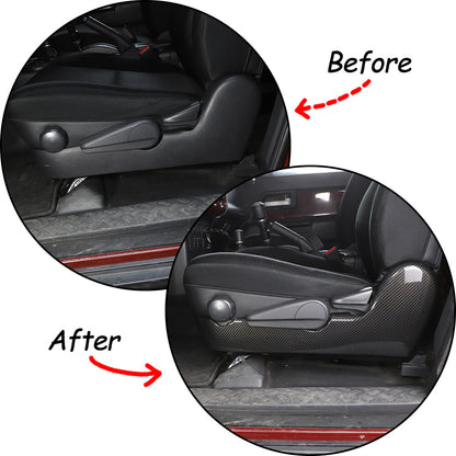 Carbon Fiber Style Seat Handle Panel Cover Trim For Toyota FJ Cruiser 07-21 US 9