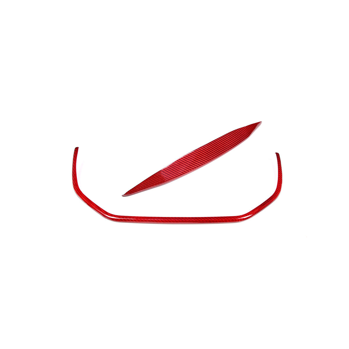 Red Central Console Air Outlet Vent Cover Trim For Maserati Ghibli 2014-2015 8