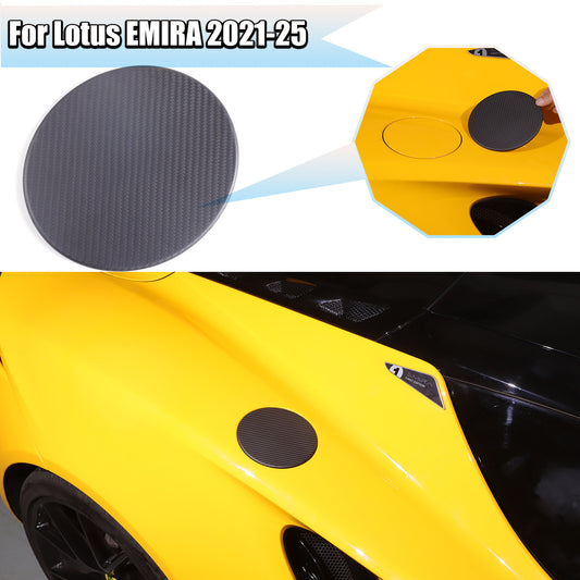 Matte Real Carbon fiber Car Fuel Lid Gas Tank Cover Trim For Lotus EMIRA 21-25 1