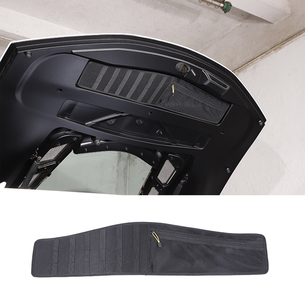 Black Rear Trunk Cover Storage Cargo Board Cover Shade For Corvette C8 2020-2026 3