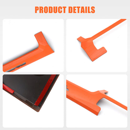 Orange ABS Center Console Strip Trim Cover For Toyota Tacoma 2024+ US 18