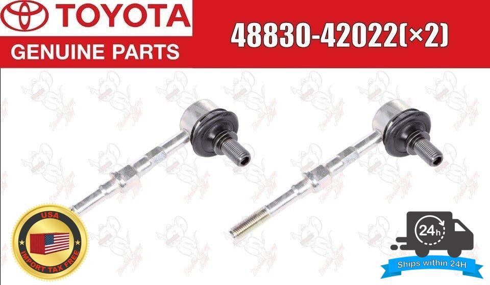 TOYOTA Genuine RAV4 Rear Stabilizer Link Bar 48830-42022 Set of 2 OEM 1