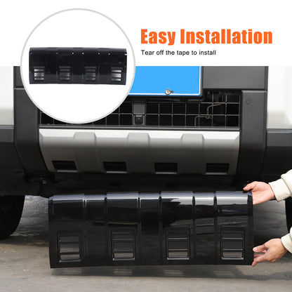 Glossy Black Front Bumper Guard Plate Trim For Land Cruiser LC250 2024-2025 US 8