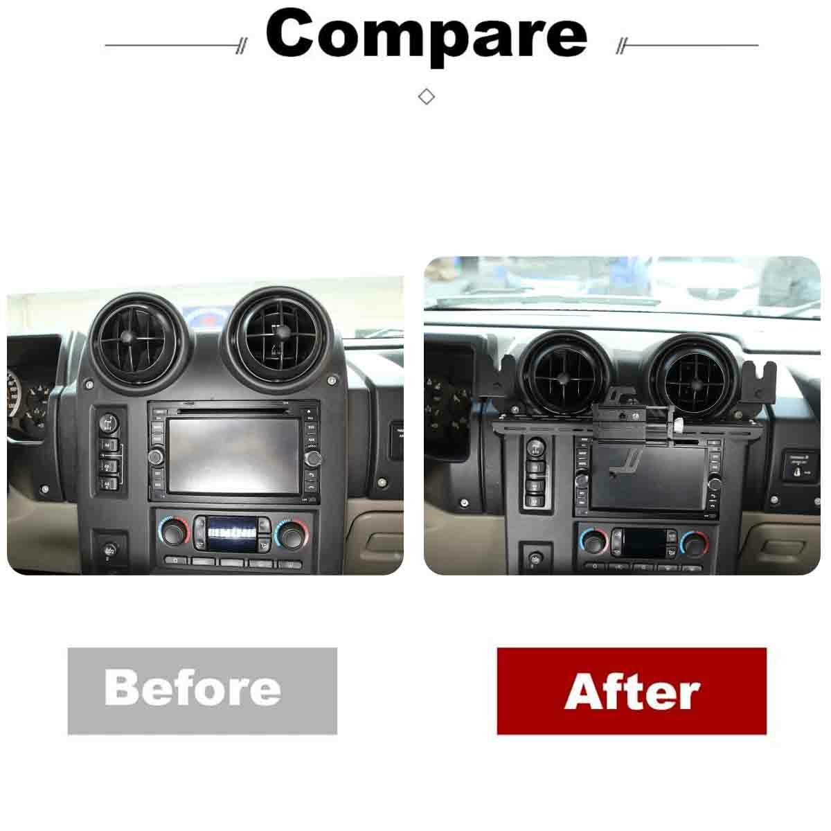Central Control Multi Functional Mobile Phone Holder For Hummer H2 2003-07 7