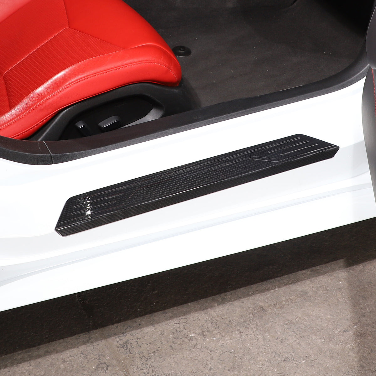 Real Dry Carbon Fiber Full Interior Center Set Trim Kit For Corvette C8 20-25 US - Styles 11-15 51