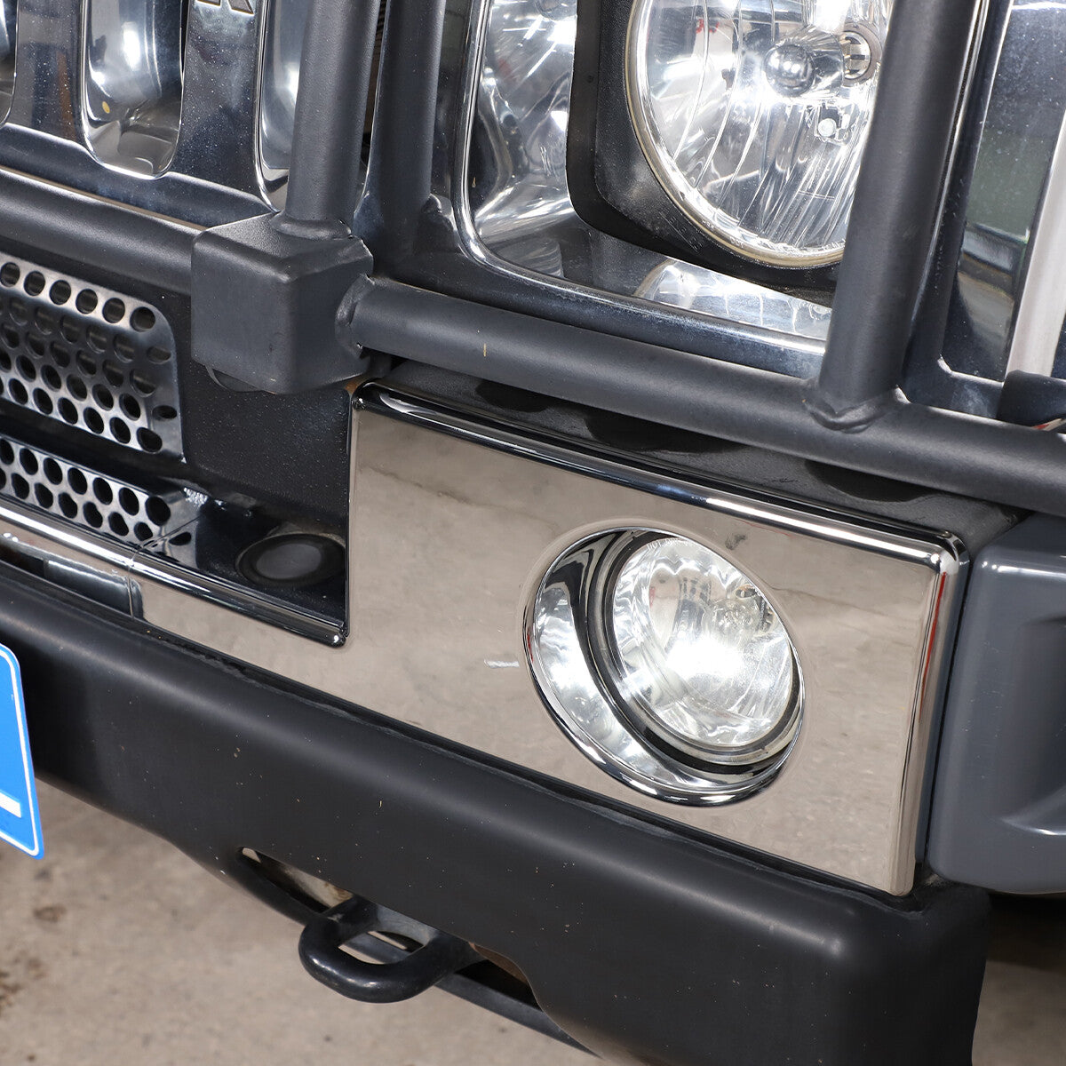 Silver Chrome Exterior Door Handle Mirror Hood Vent Trim Kit For Hummer H2 03-09 19