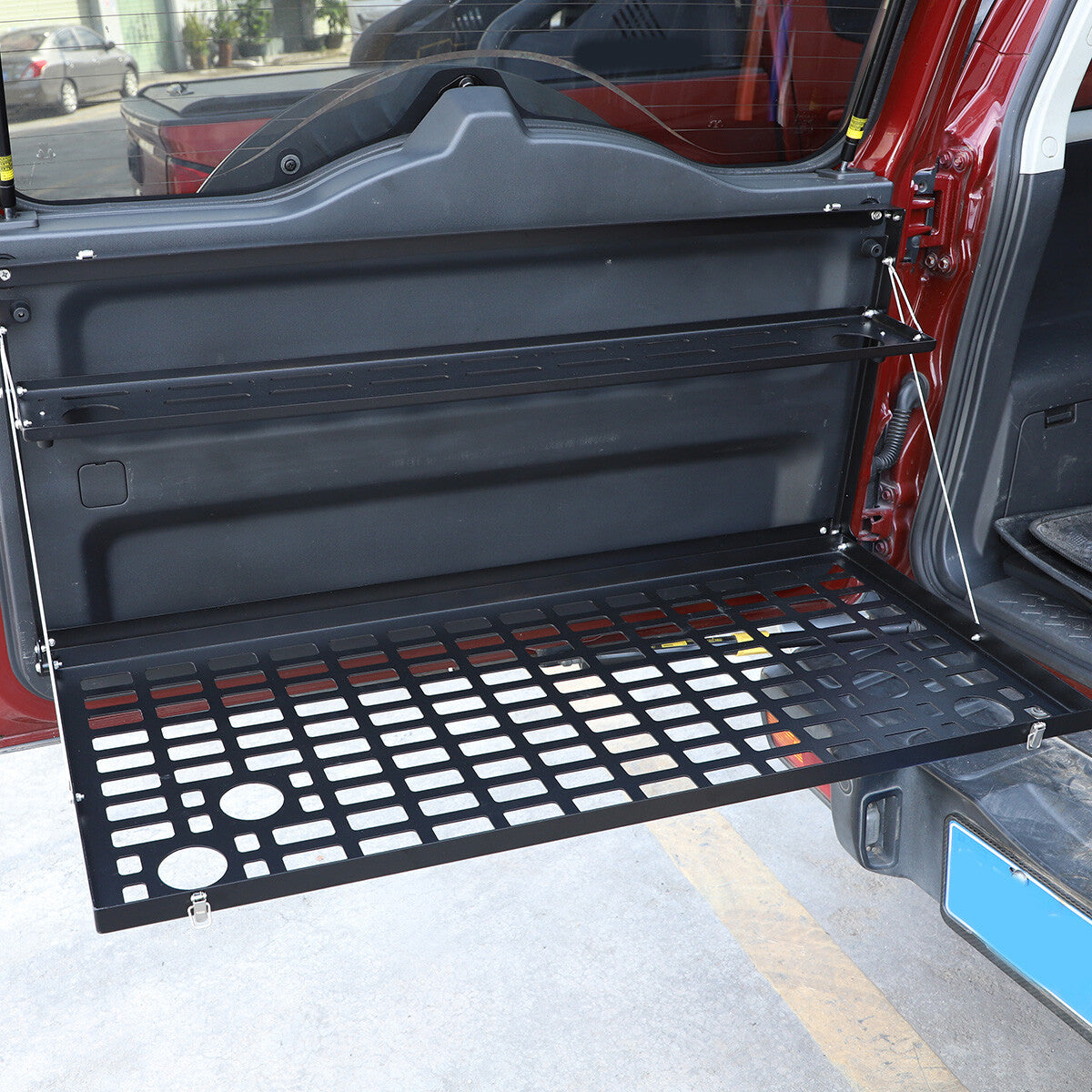 Car Trunk Shelf Storage Bracket Rack MOLLE Panel For Toyota FJ Cruiser 2007-21 3