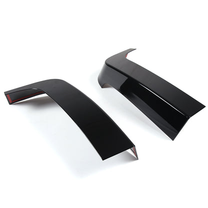 2pcs Glossy Black Window Pillar Posts Door Trim Cover For Hummer H3 2005-09 US 6