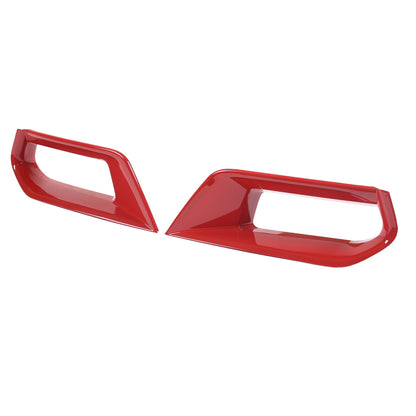 Red Front Lower Grille Air Inlet Intake Radiator Vent Trim For Corvette C7 US 4
