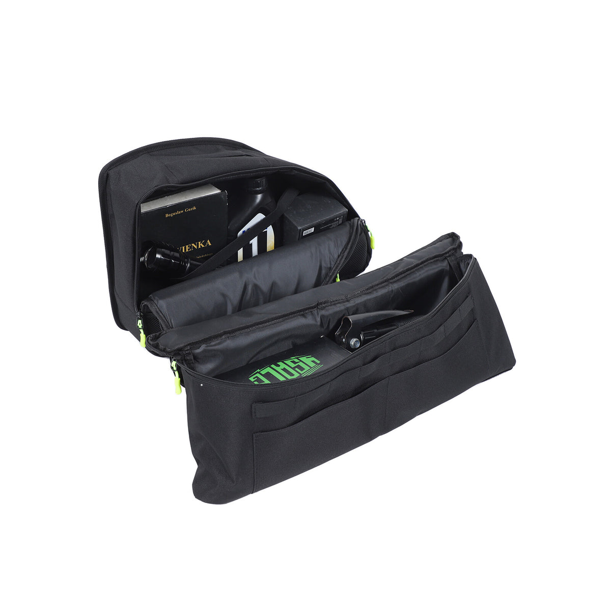 Black Rear Trunk Right Side Storage Bag Organizer For Honda Odyssey RB3 2014-24 3