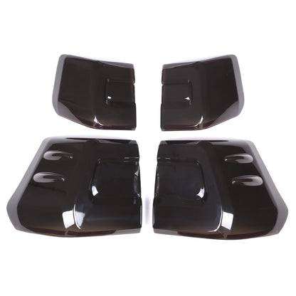 Smoked Black Tail Light Lamp Cover Trim For Toyota Land Cruiser Prado 18-22 21