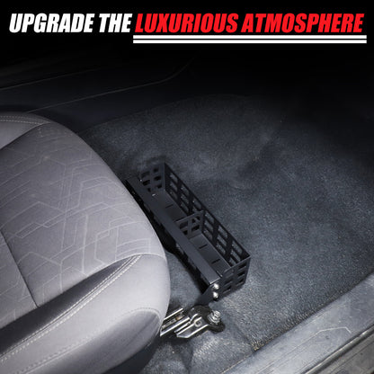 Aluminum Alloy Under Seat Storage Basket Tray For Toyota Tacoma 2016-2022 17