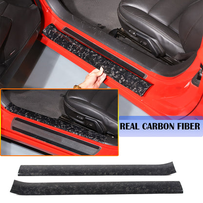 Forged Real Carbon Fiber Full Interior Set Decor Cover Trim Kit for Corvette C6 14