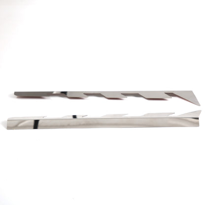 Aluminum Alloy Silver Engine Side Decoration Cover For Corvette C8 2020-2026 4