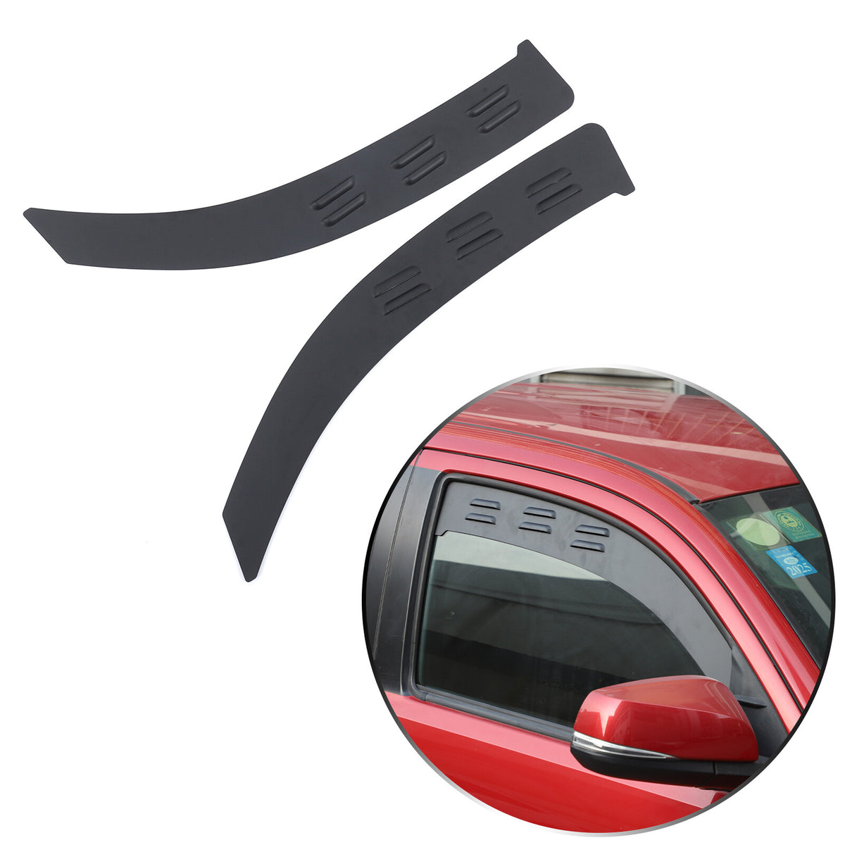 Alloy Rear Window Ventilation Louver Shutter Trim For Toyota Tacoma 16-22 US 21