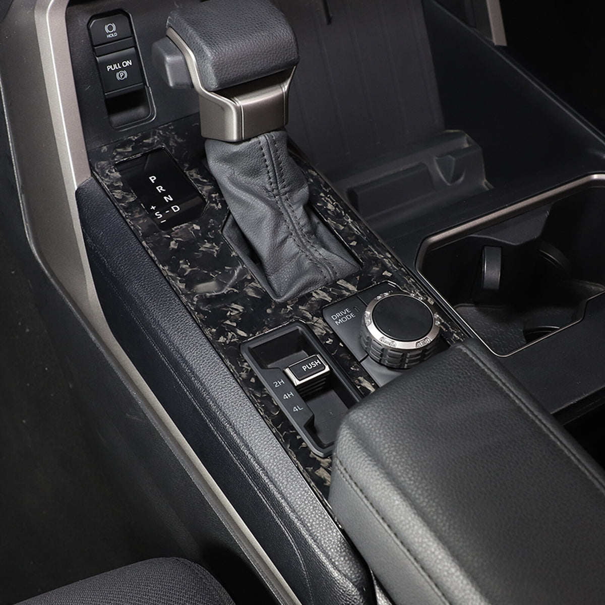 Forged Carbon Fiber Center Gear Shift Panel trim Cover for Toyota Tundra 2022-26 14