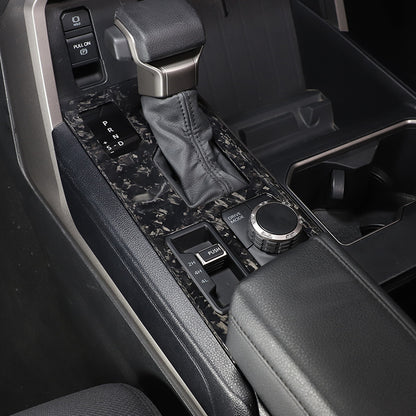 Forged Carbon Fiber Center Gear Shift Panel trim Cover for Toyota Tundra 2022-26 14