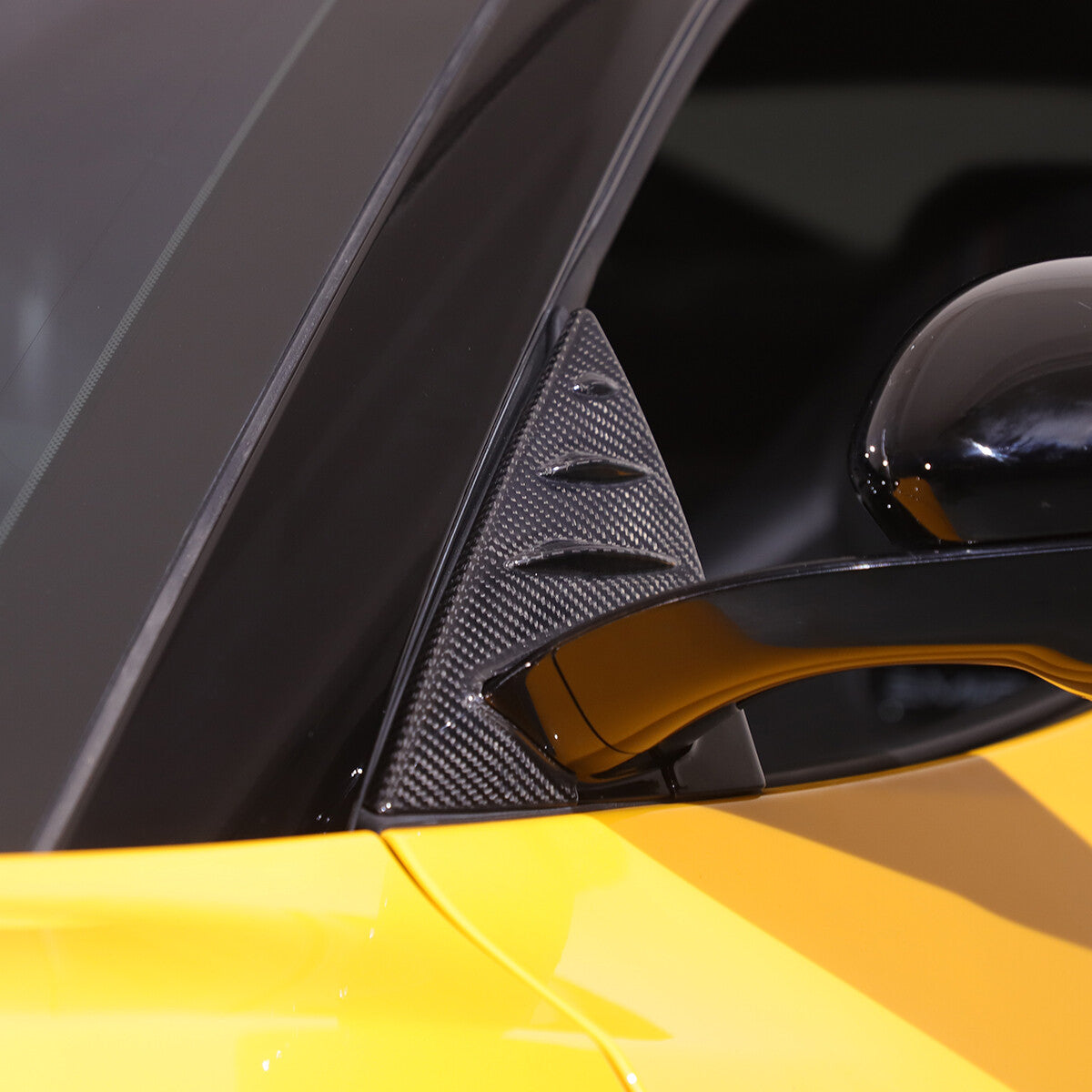 Real Carbon fiber Window A Pillar Triangle Cover Trim for Lotus EMIRA 2021-2025 7