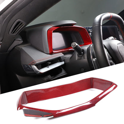 Red Real Carbon Fiber Interior Trim for Corvette C8 20-25 180