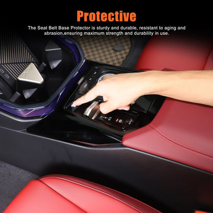 Glossy Piano Center Console Gear Shift Panel Frame Trim For BMW X3 G45 2025+ US 13