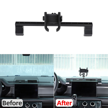 Multi-Functional Center Phone Holder Bracket For Land Rover Defender L663 20-23 24