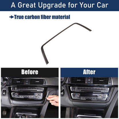 Real Carbon Fiber Center Trim For BMW 3/4 Series F30/F32/F80/F82 M3 M4 2014-19 8