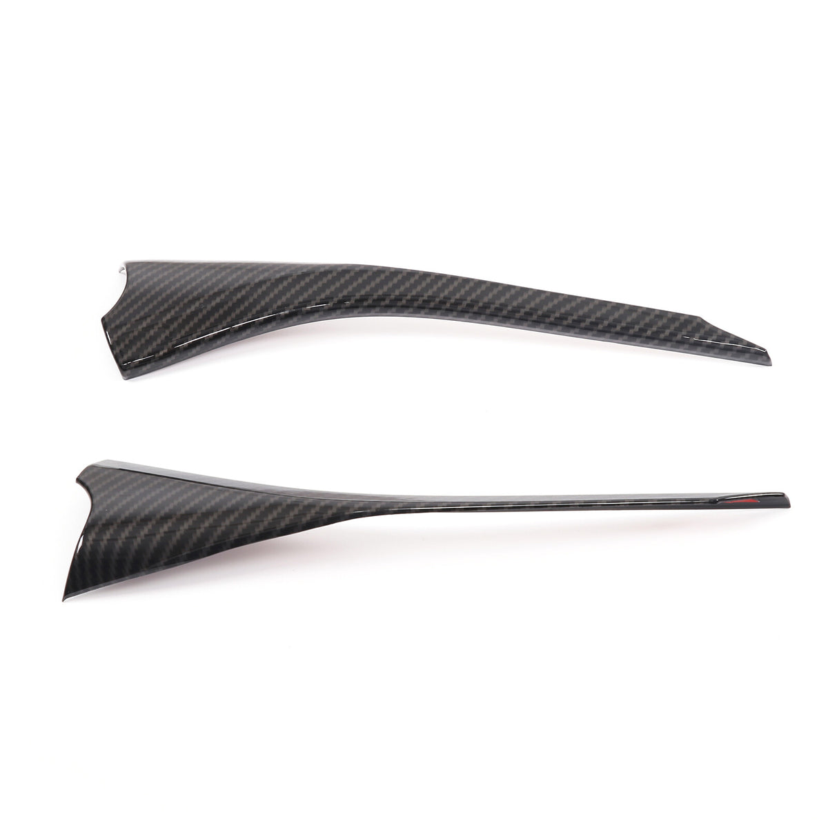 4PCS Carbon Fiber Pattern Interior Door Panel Cover Set For Corvette C8 2020-26 9