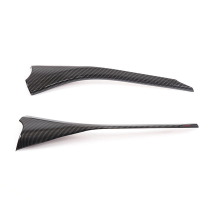 4PCS Carbon Fiber Pattern Interior Door Panel Cover Set For Corvette C8 2020-26 9