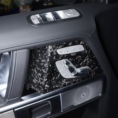 Forged Carbon Fiber Seat Adjustment Button Trim Cover for Benz G-Class 2019-20 15