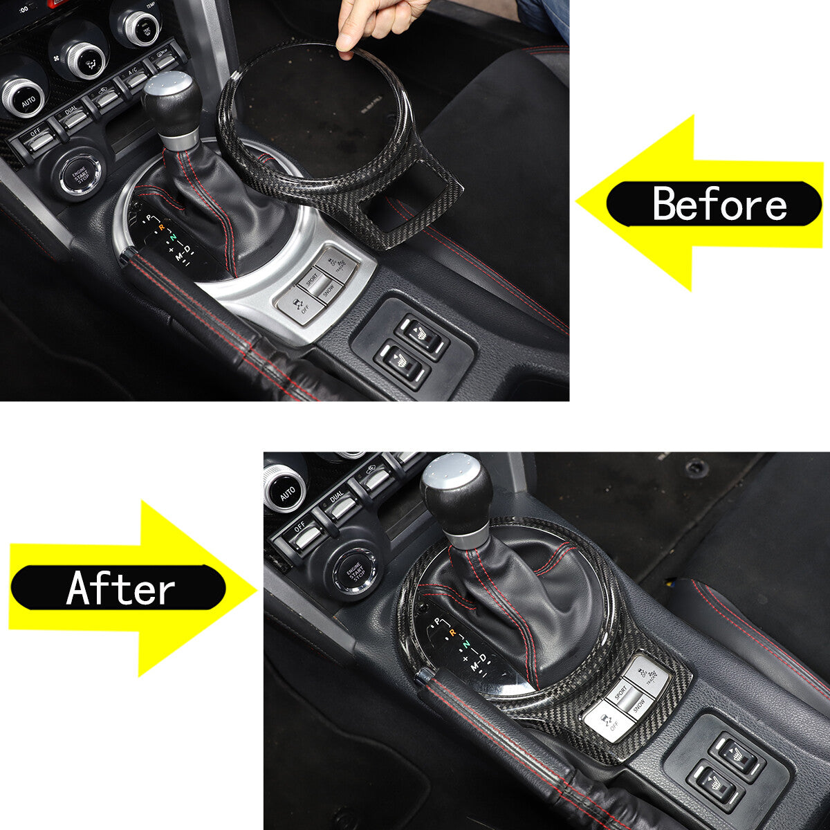 Real Carbon Fiber Interior Center Trim Set For Toyota 86 Subaru BRZ 2012-2020 84