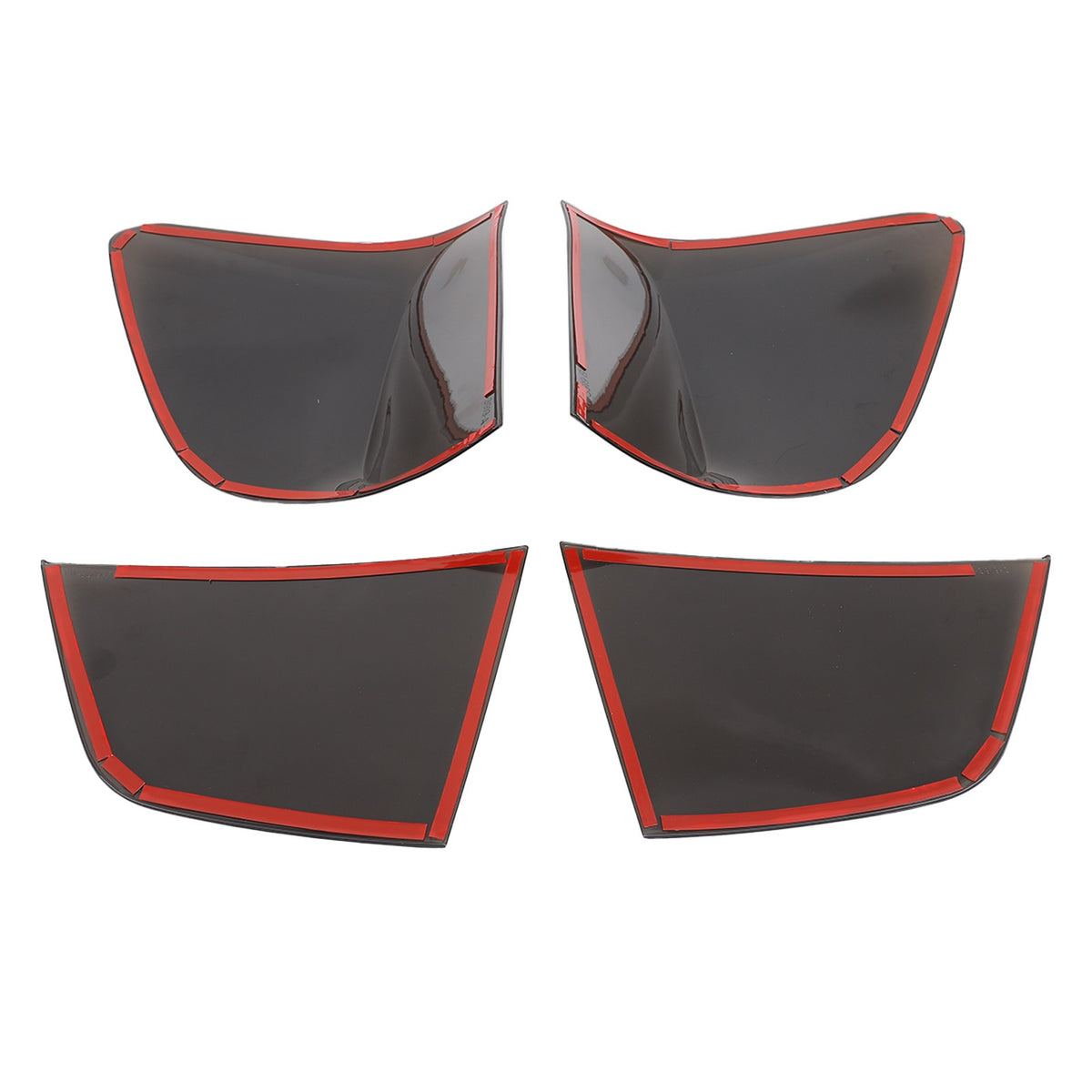 Black Smoked Gray ABS Taillight Cover Trim For BMW X3 F25 2011-2017 US 9