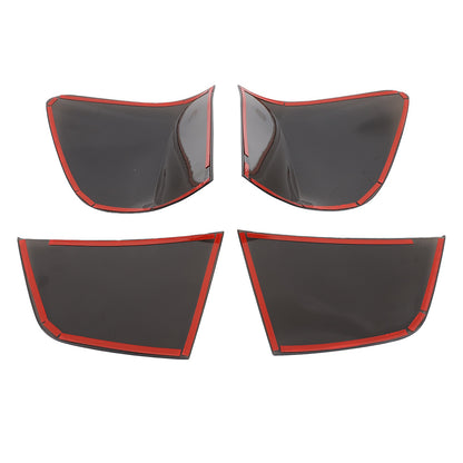Black Smoked Gray ABS Taillight Cover Trim For BMW X3 F25 2011-2017 US 9