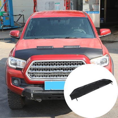 Black Car Bonnet Hood Bra Protector Mask Cover For Toyota Tacoma 2016-23 20