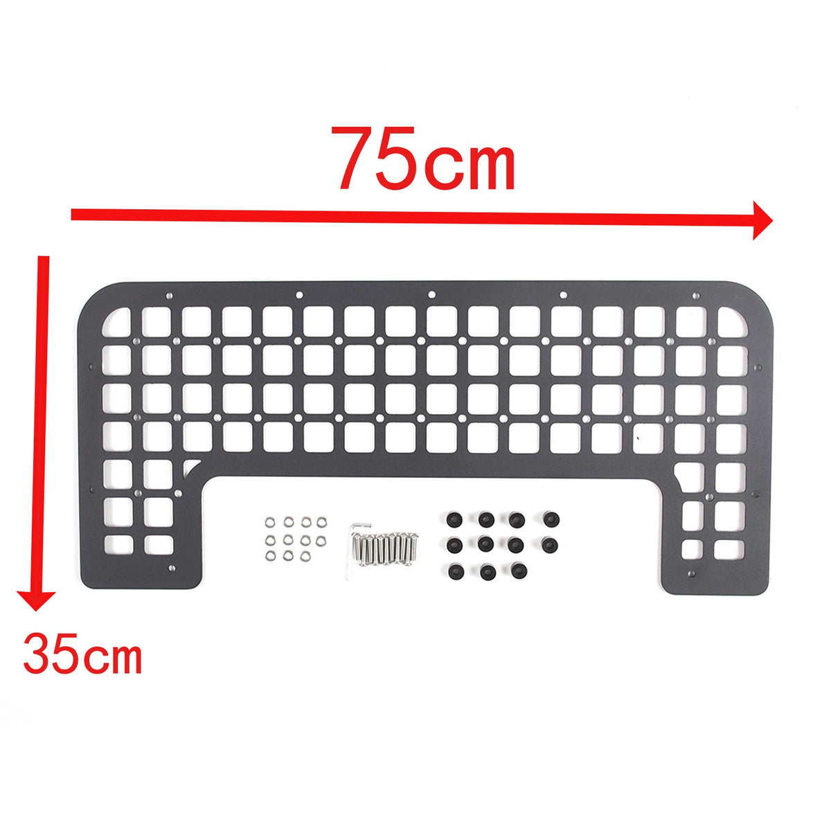 Tailgate Molle Panel Rear Door Cargo Organizer Storage For Land Rover Defender 2