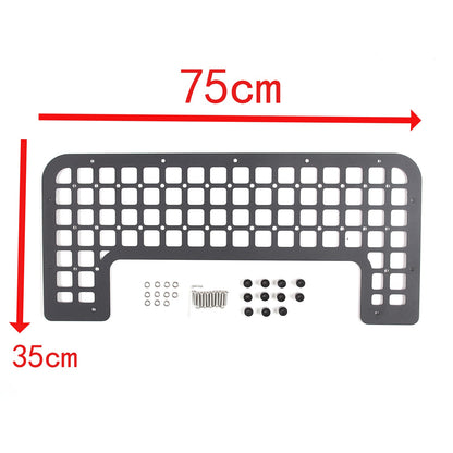Tailgate Molle Panel Rear Door Cargo Organizer Storage For Land Rover Defender 2