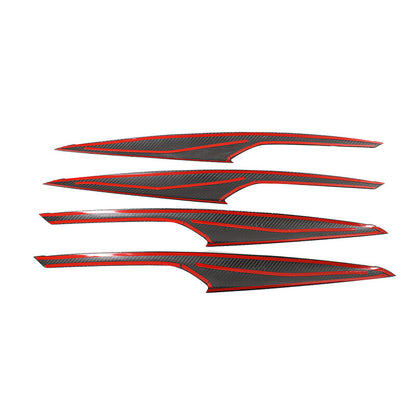 Real Dry Carbon Fiber Interior Door Panel Trim For BMW X3 G01 X4 G02 2018-2024 10