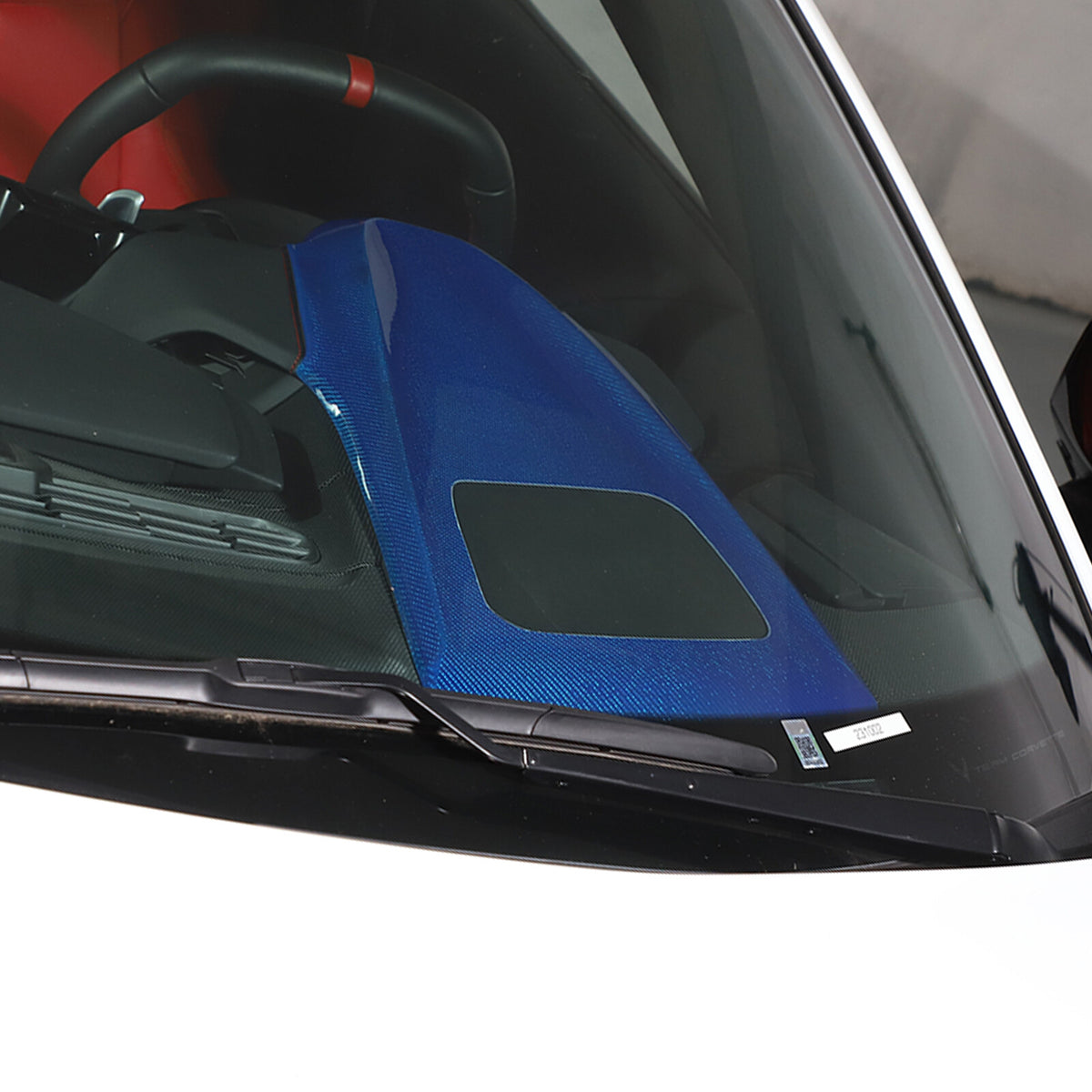 Blue Real Carbon Fiber Full Interior Set Decor Trim Kit for Corvette C8 20-25 - Variants 1-5 54
