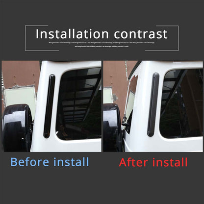 Matte DRY CARBON C Pillar Air Vent Trim Cover For Benz G class W463 G500 G65 G63 13
