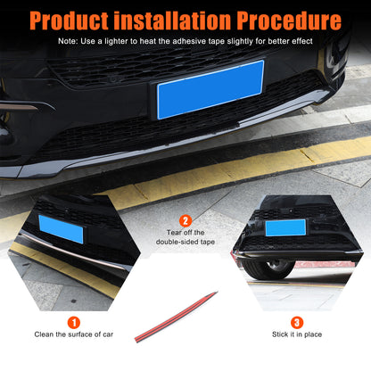 ABS Carbon Fiber Front Center Bumper Trim For LR Range Rover Sport L461 2023+ 17