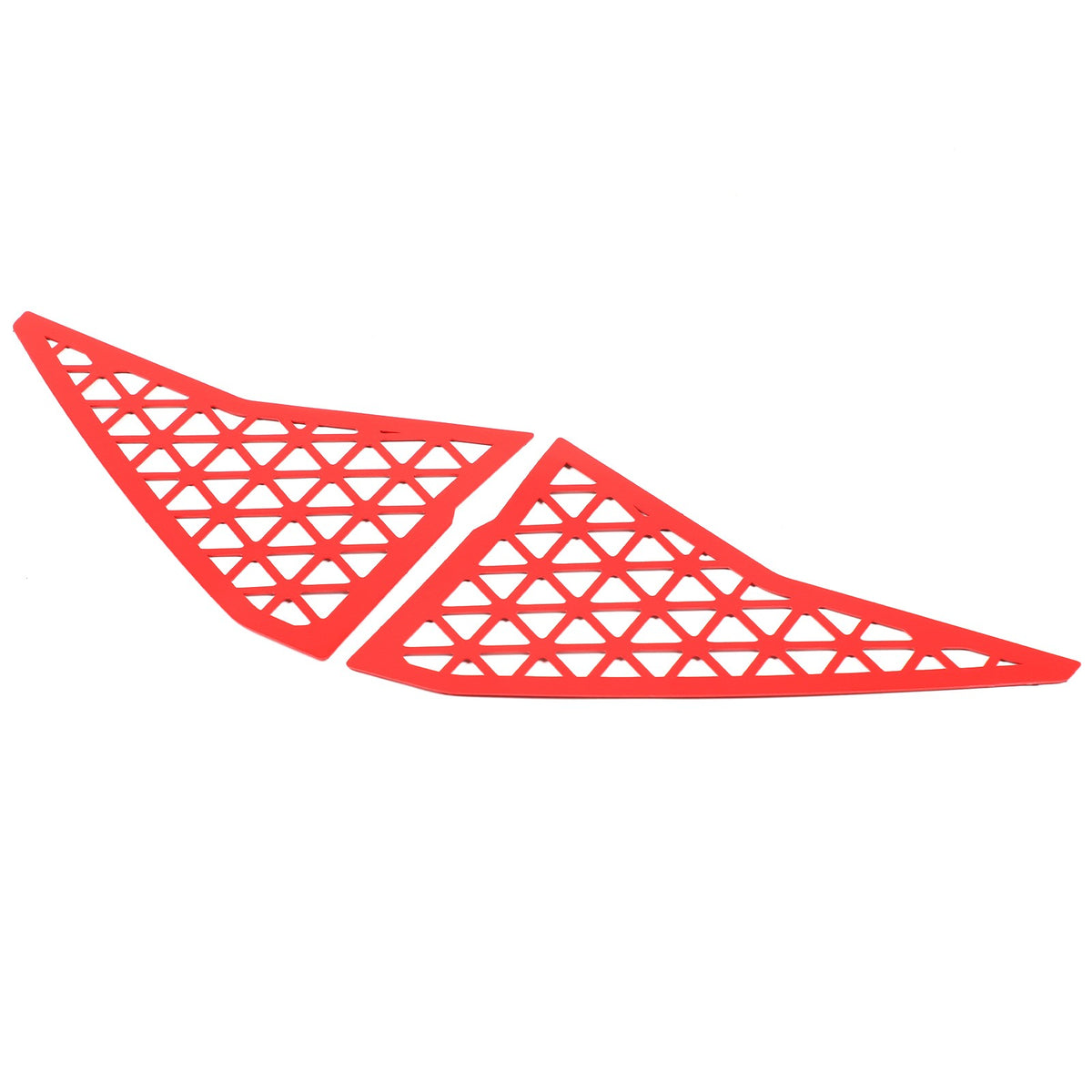 Red Alloy Front Bulkhead Engine Bay Decor Trim For Corvette C8 2020+ 16