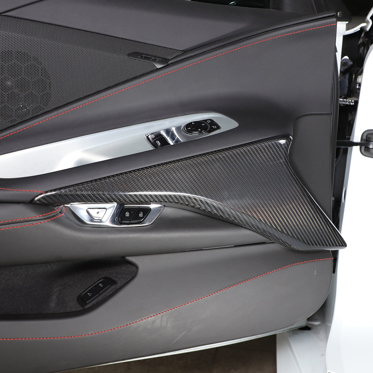 Real Dry Carbon Fiber Full Interior Center Set Trim Kit For Corvette C8 20-25 US - Styles 11-15 11
