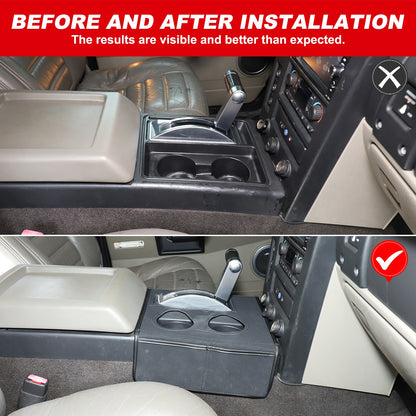 Suede Cloth Center Console Gear Shift Trim Cover For Hummer H2 2003-2009 US 11