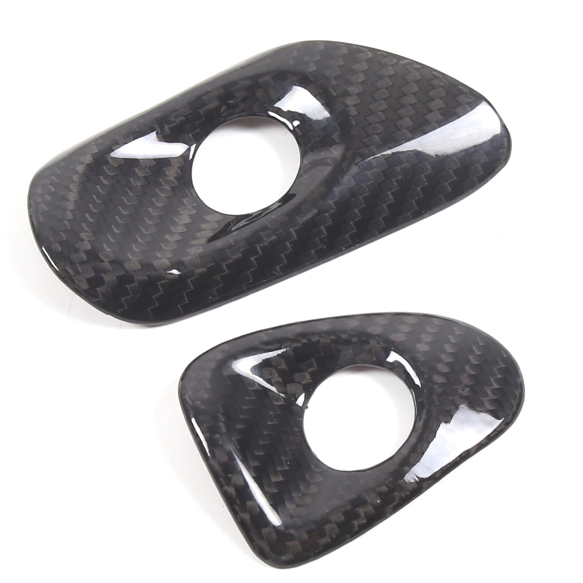 Real Dry Carbon Fiber Door Window Lift Switch Button Trim For Corvette C6 05-13 21