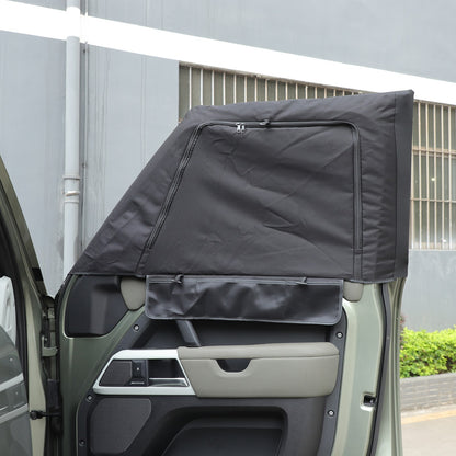 Block Shades Front Car Door Window Cover Sun Protection For LR Defender 2020+ US 12