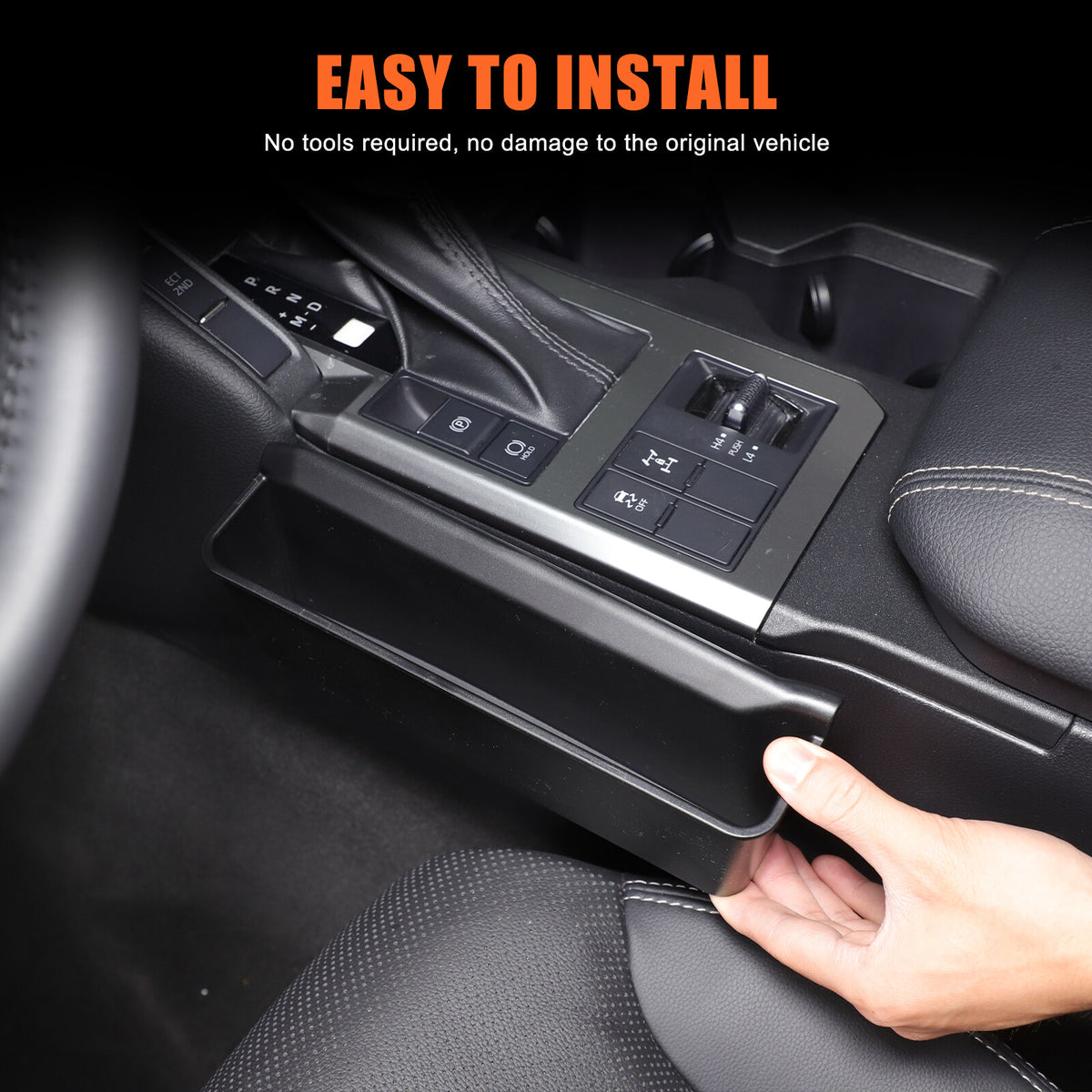 Center Gear Shift Storage Box Cover Trim Tray For Toyota Land Cruiser LC250 24+ 5